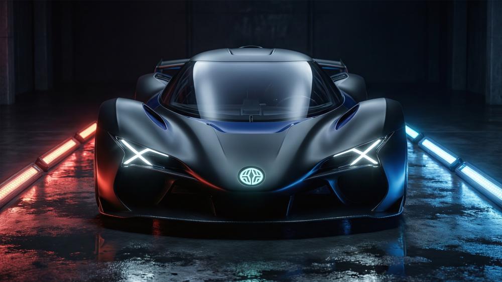 Futuristic NIO EP9 Hypercar Glow wallpaper