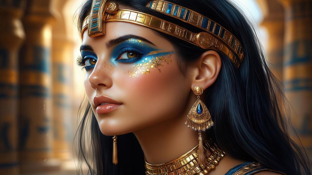 Celestial Egyptian Queen wallpaper
