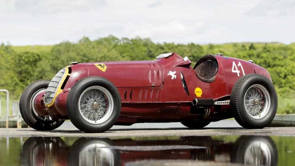 Vintage Ferrari Racing Legend wallpaper