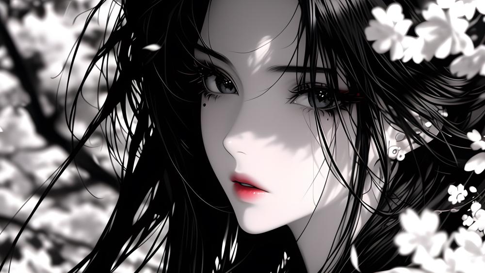 Silent Blossom Reverie wallpaper
