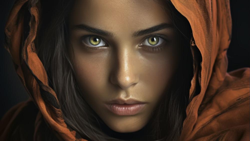 Quiet Strength in Orange wallpaper
