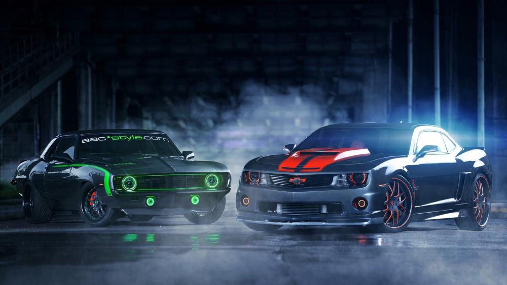 Muscle Car Showdown wallpaper