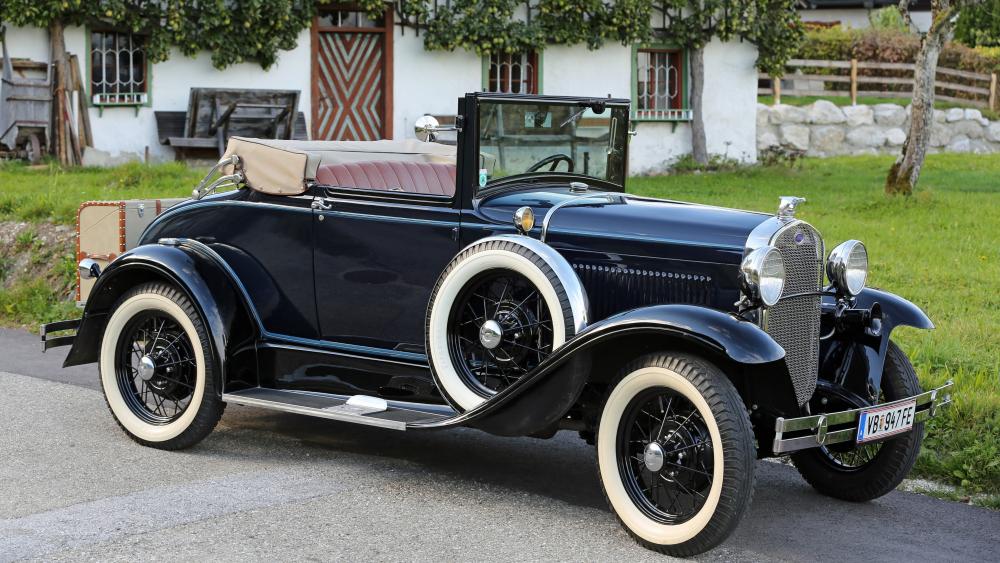 Ford Model A Convertible Elegance wallpaper