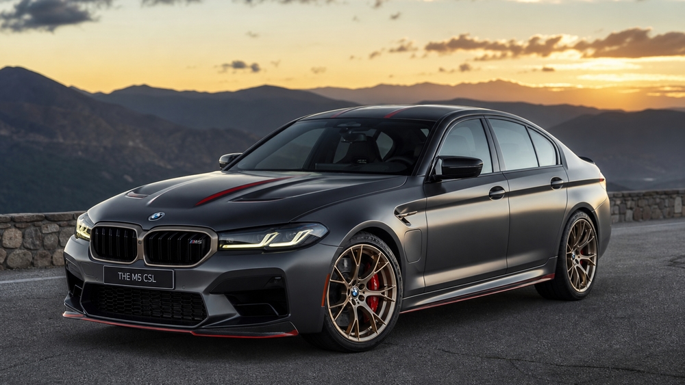 BMW M5 Sunset Performance wallpaper