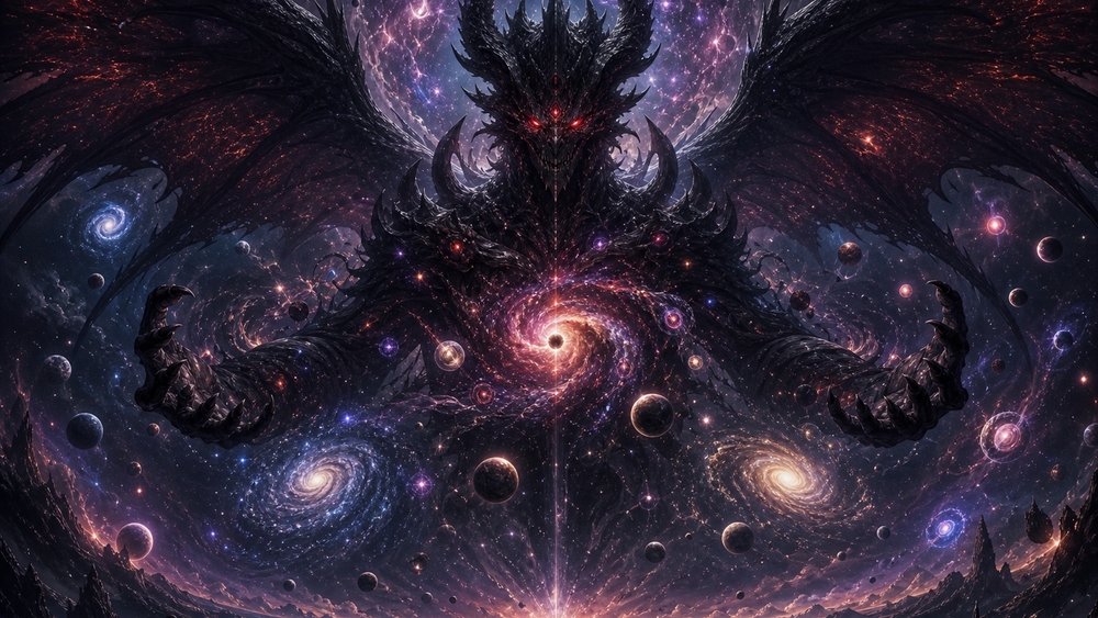 Eldritch Sovereign of the Cosmic Abyss wallpaper