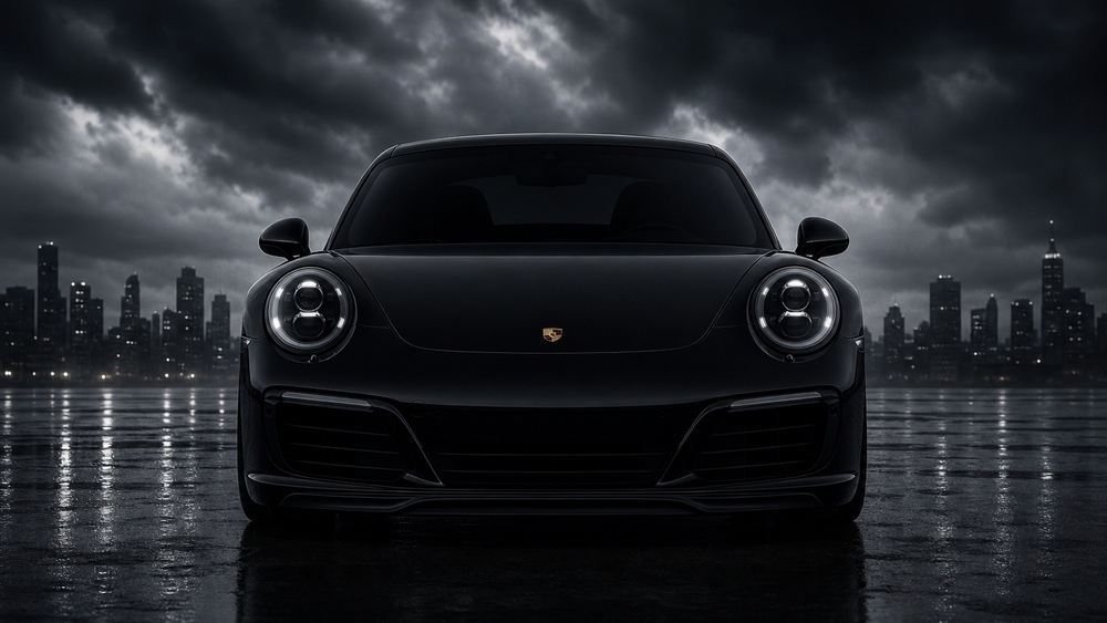 Midnight Porsche Elegance wallpaper
