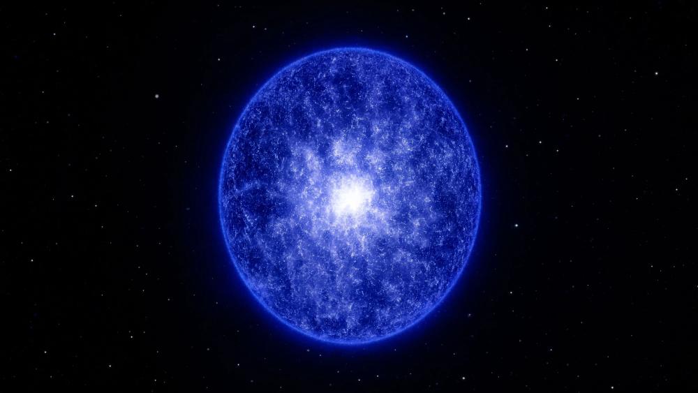 Luminous Blue Hypergiant in Deep Space wallpaper