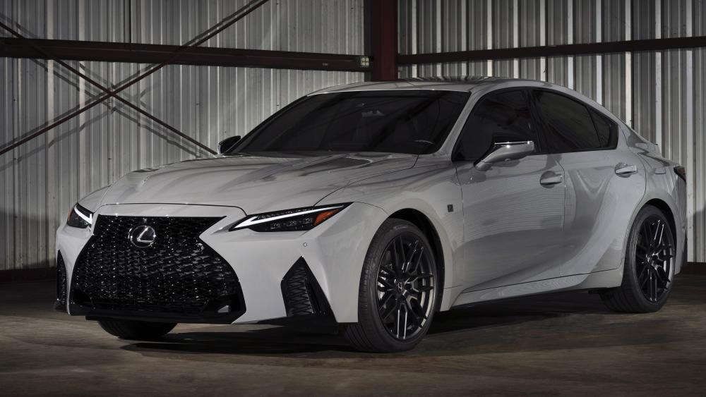 Elegant White Lexus Sport Sedan wallpaper