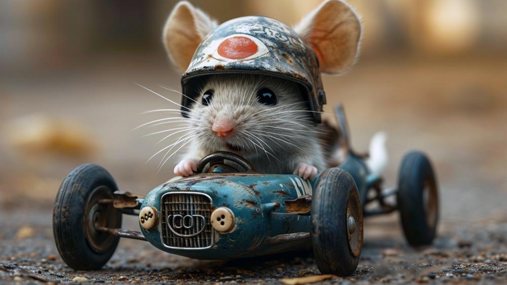 Tiny Mouse Racer wallpaper