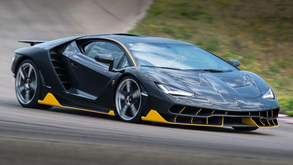 Lamborghini Centenario On The Track wallpaper