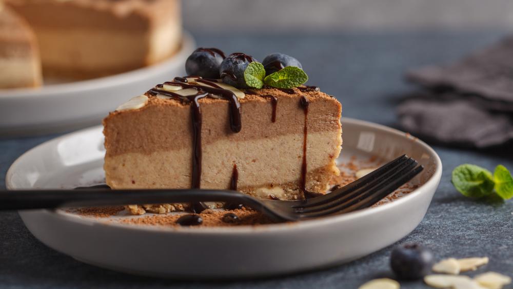 Decadent Chocolate Dessert Slice wallpaper