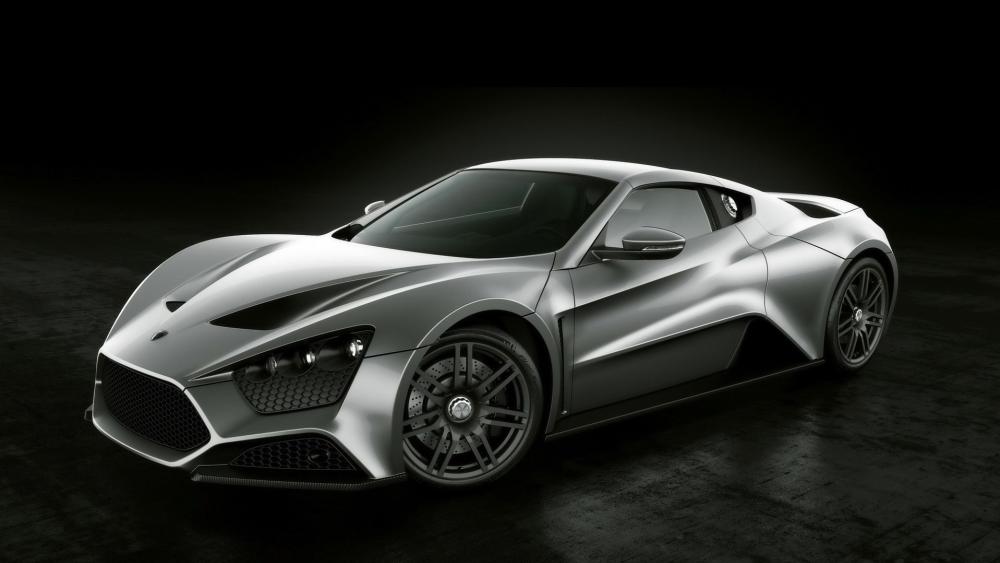 Zenvo ST1 a Stunning Silver Hypercar wallpaper