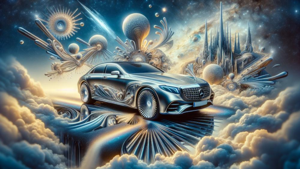 Celestial Mercedes Vision wallpaper