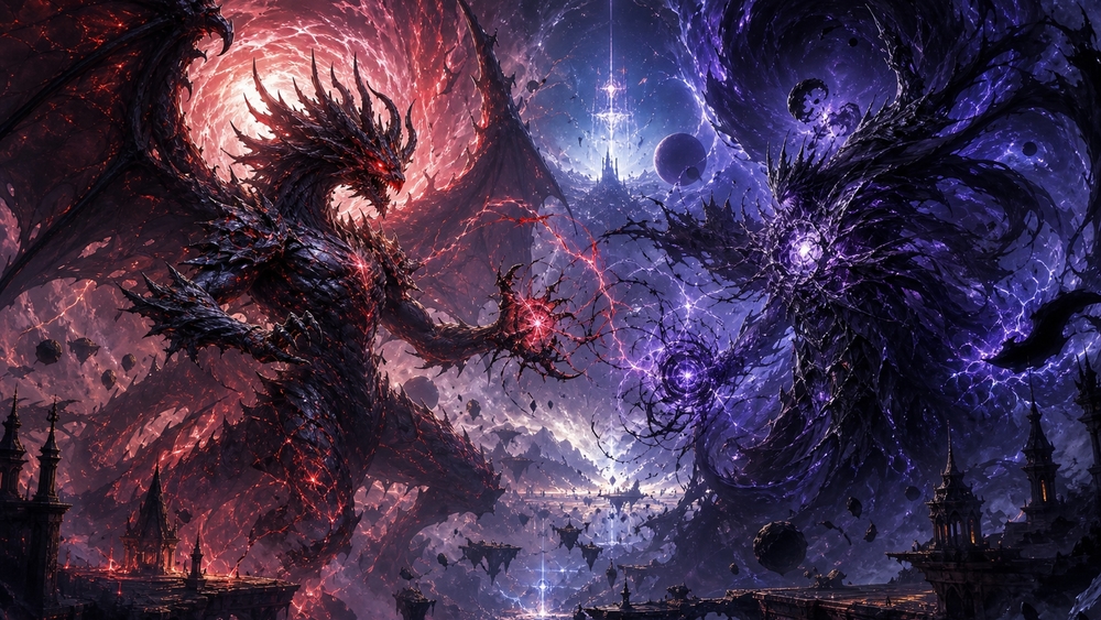 Eternal Dragon Duel wallpaper