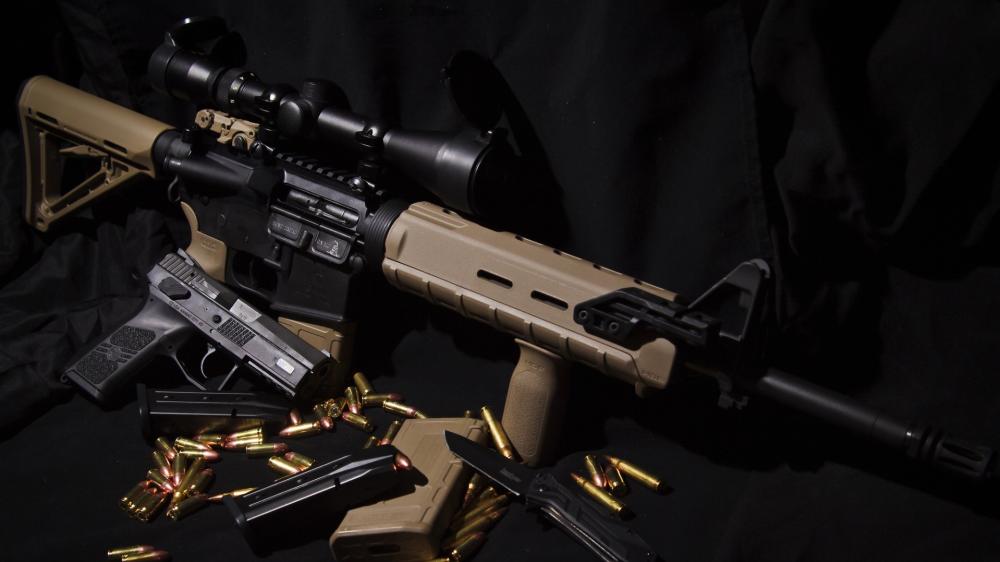Colt AR-15 Precision and Power in Every Detail wallpaper