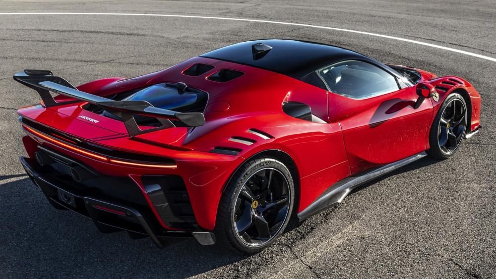 Ferrari SF90 XX Stradale Red Hypercar wallpaper