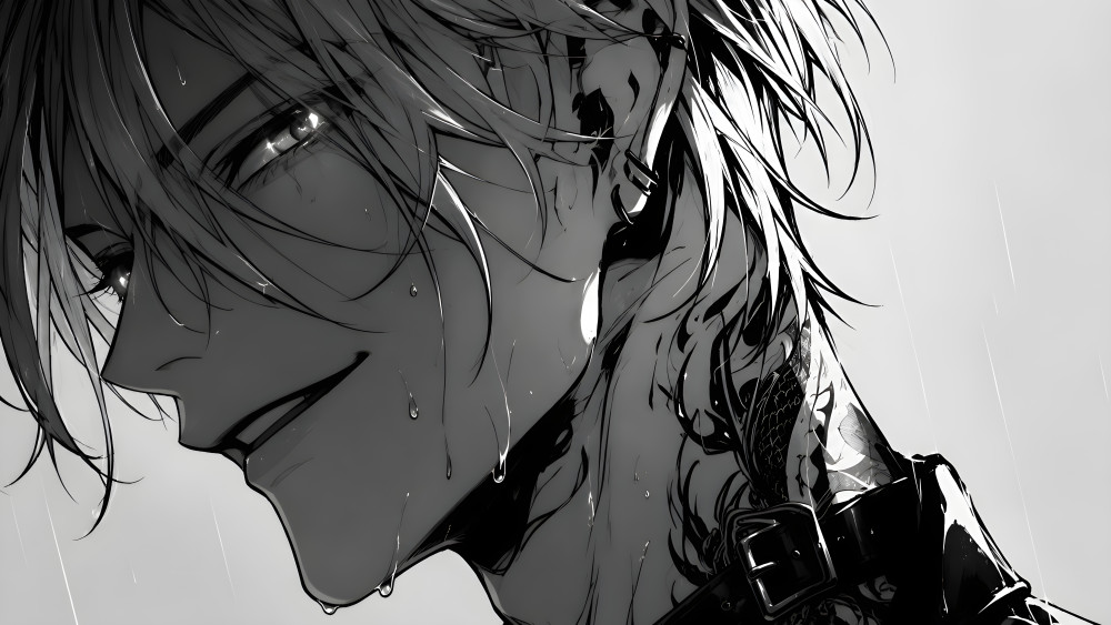 Rain Kissed Manga Rebel wallpaper