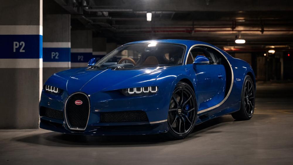 Blue Bugatti Elegance wallpaper