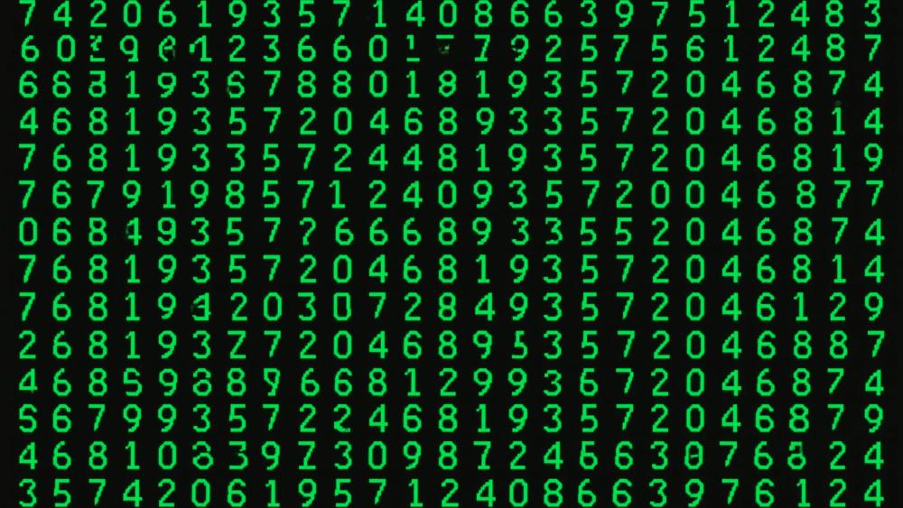 Green Digital Matrix Glow wallpaper