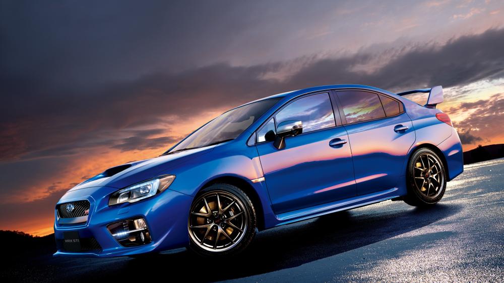 Blue Subaru Rally Spirit wallpaper