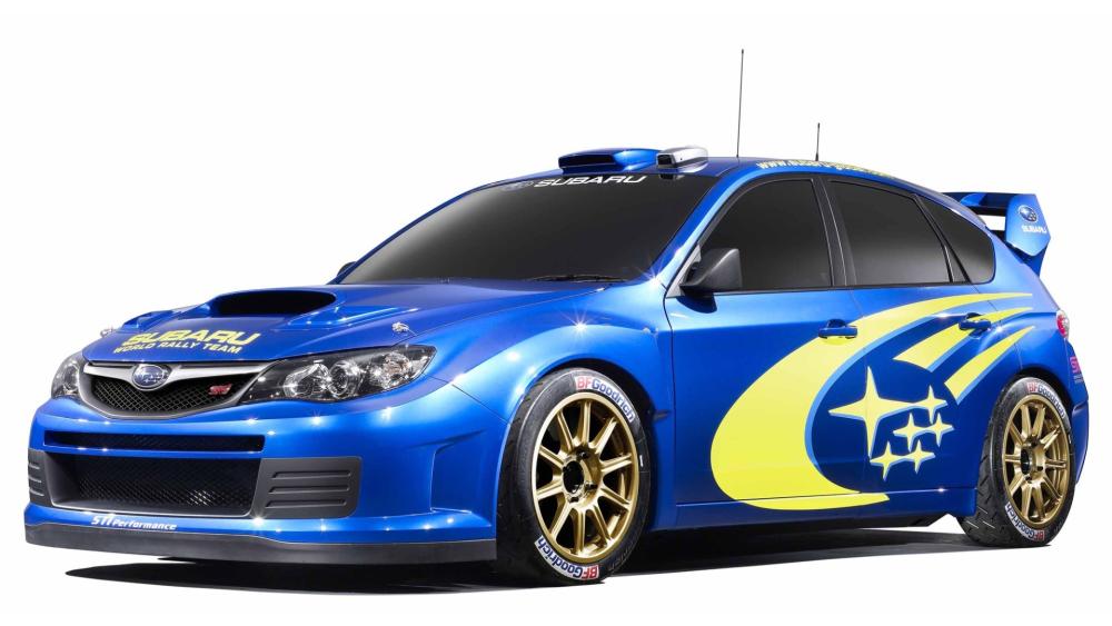 Blue Subaru Rally Legend wallpaper