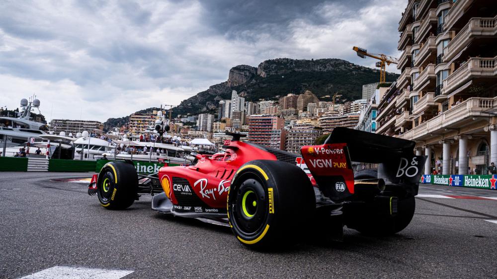 Ferrari Speed in Monaco wallpaper
