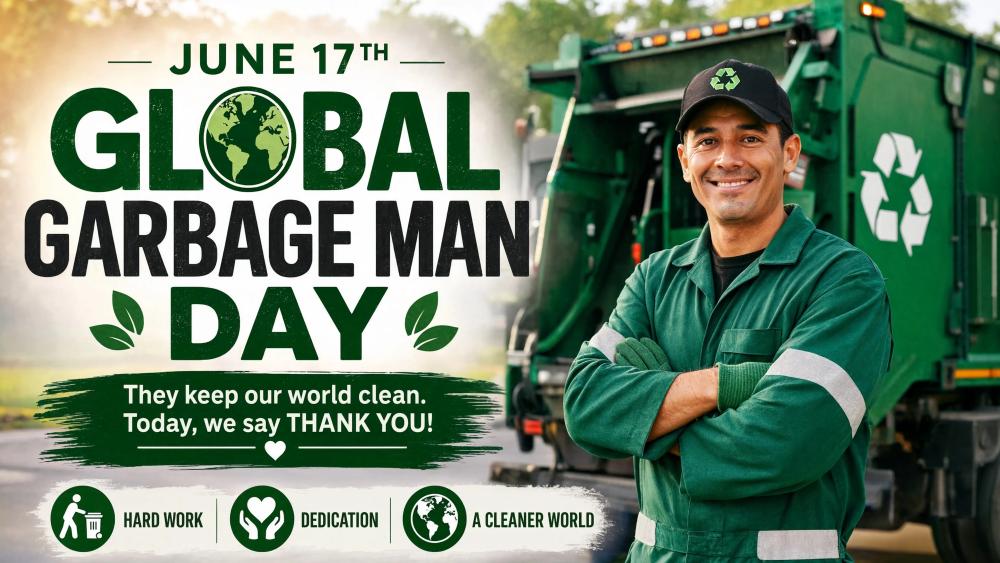 June 17th Global Garbage Man Day wallpaper