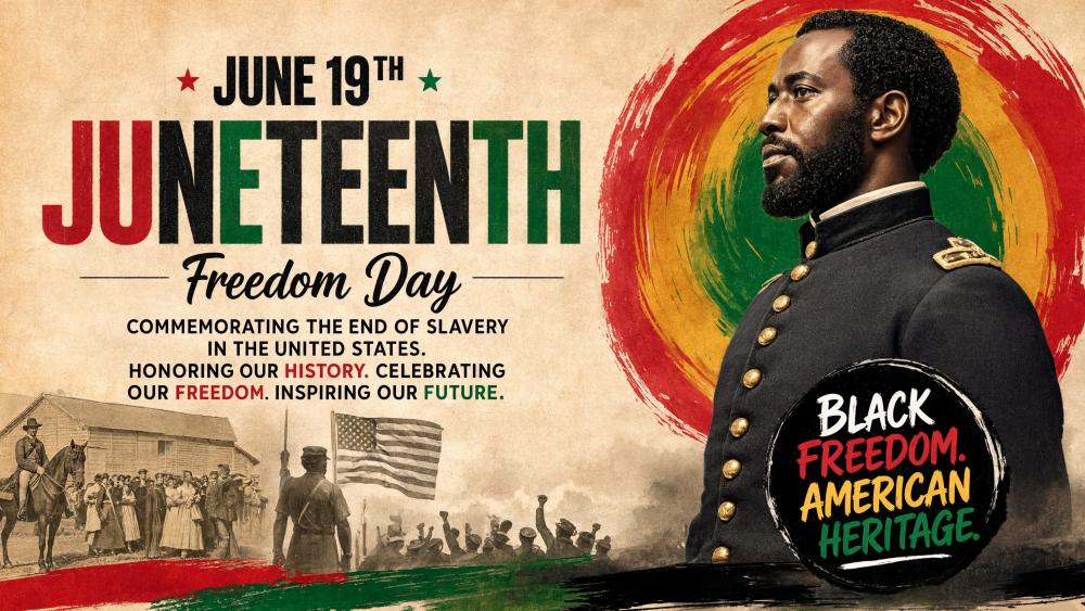 June 19th Juneteenth Freedom Day wallpaper