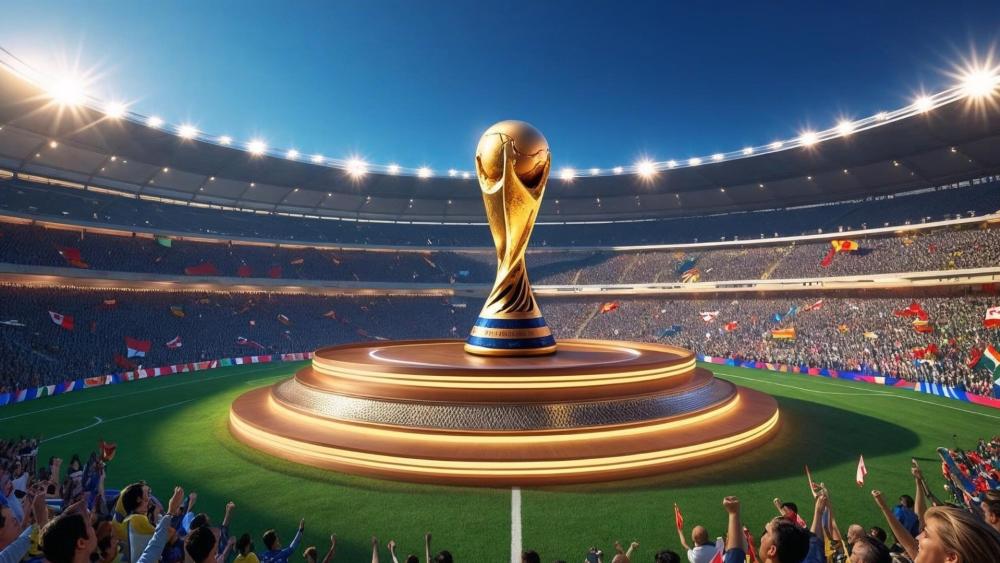 World Cup Glory in a Stadium wallpaper
