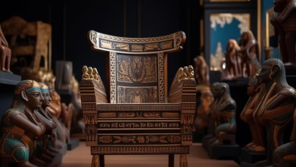 Ancient Egyptian Throne of Lost Kings wallpaper