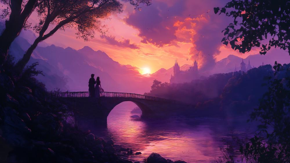 Romantic Sunset wallpaper