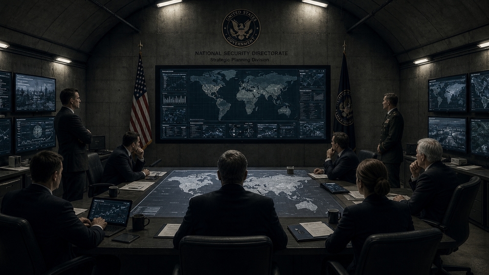 Strategic Command in the War Room wallpaper