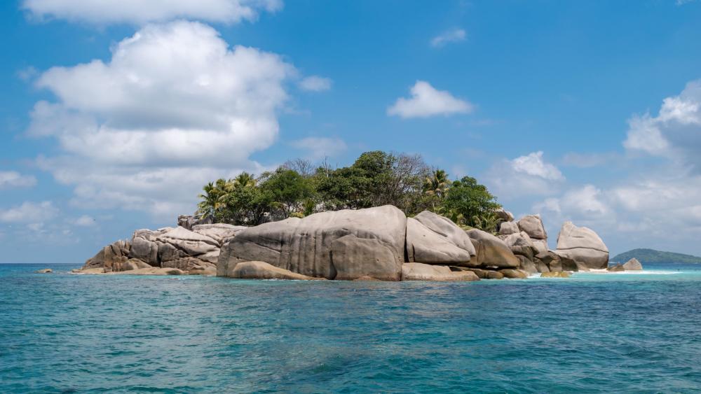 Coco Island Tropical Paradise wallpaper