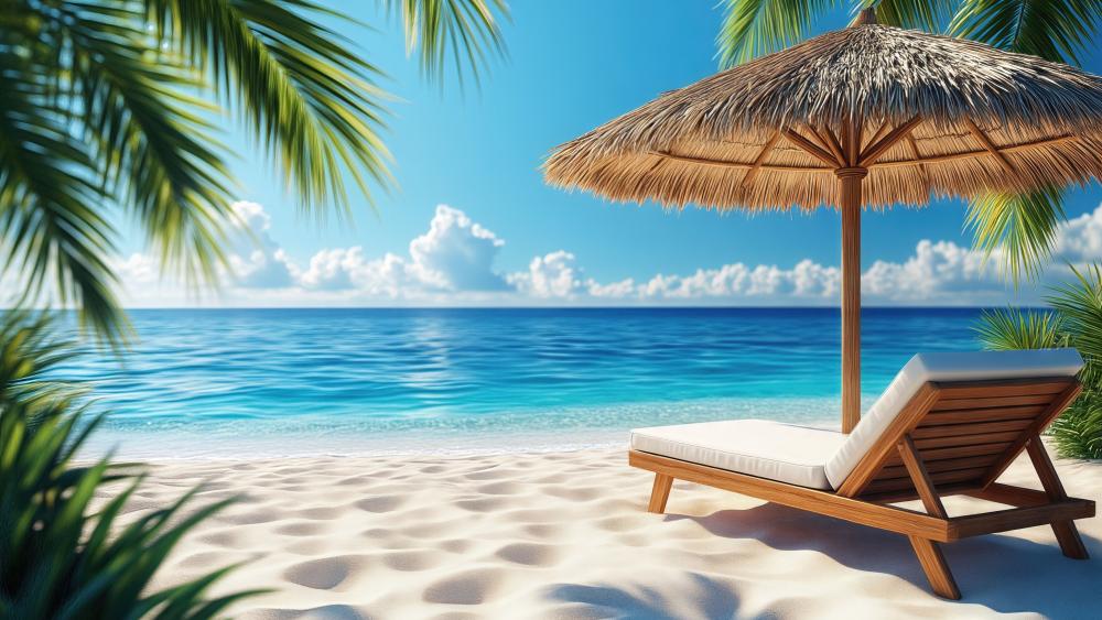 Tropical Paradise Escape wallpaper