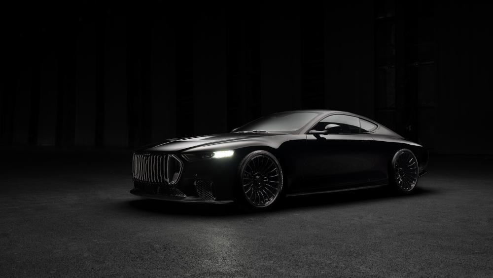 Midnight Brabus Black Luxury Coupe wallpaper