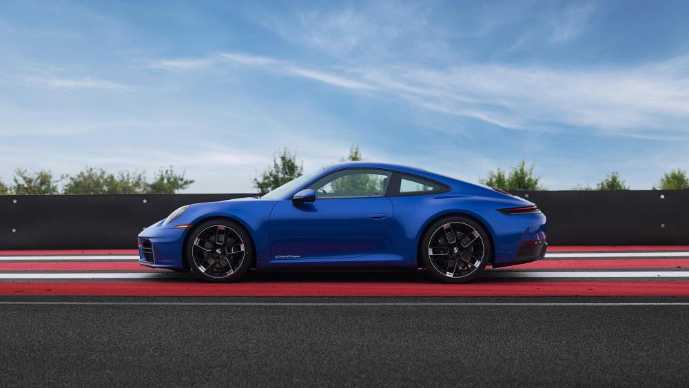 Porsche 911 Carrera Club Coupe on Track wallpaper