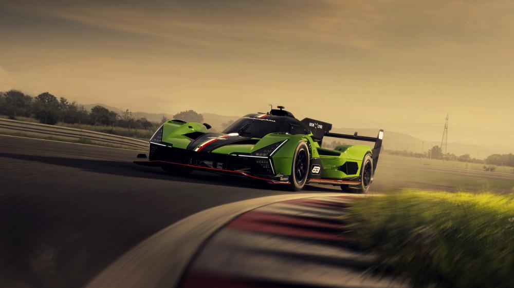Lamborghini SC63 Race track wallpaper