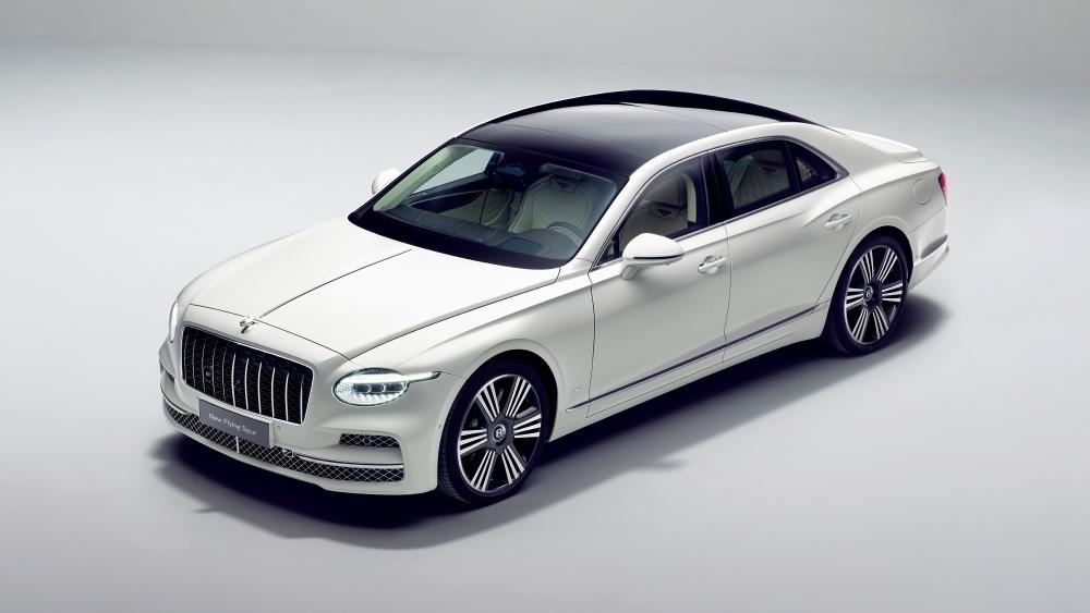Elegant Bentley Flying Spur Azure wallpaper