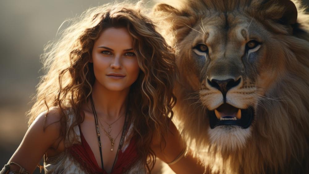 Lionheart Guardian of the Wild wallpaper