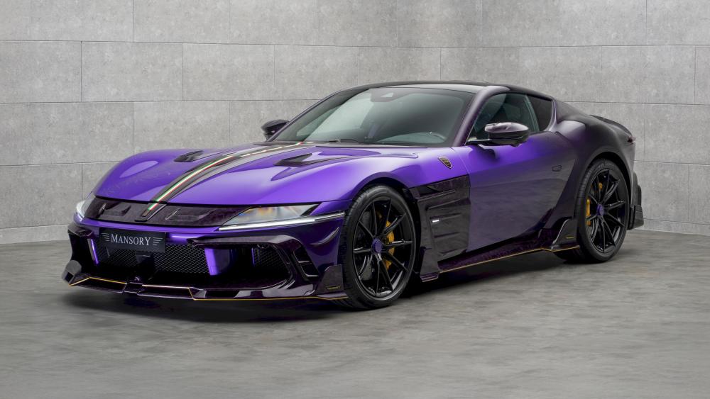 Mansory Equestre Purple Ferrari 12Cilindri wallpaper