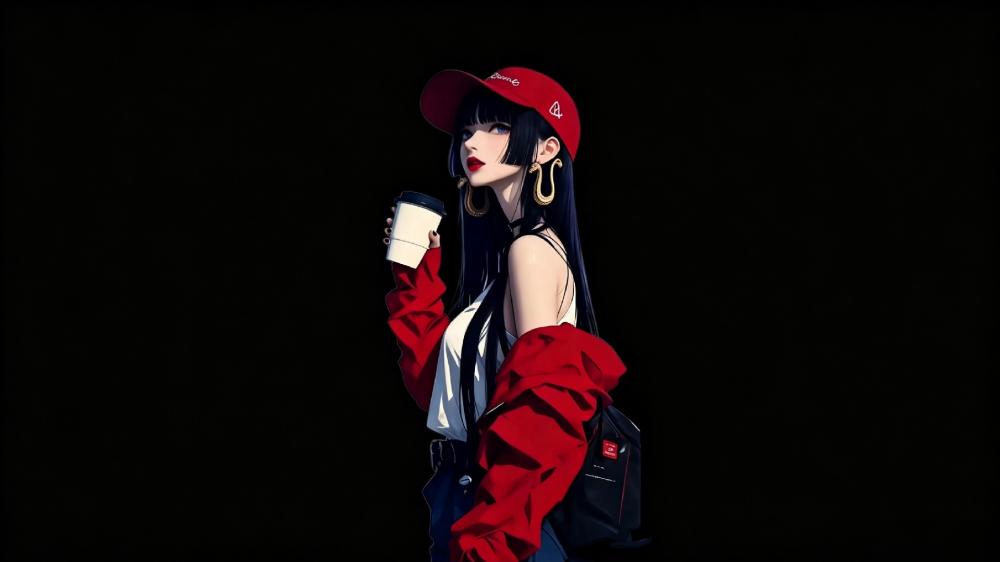 Urban Anime Muse wallpaper