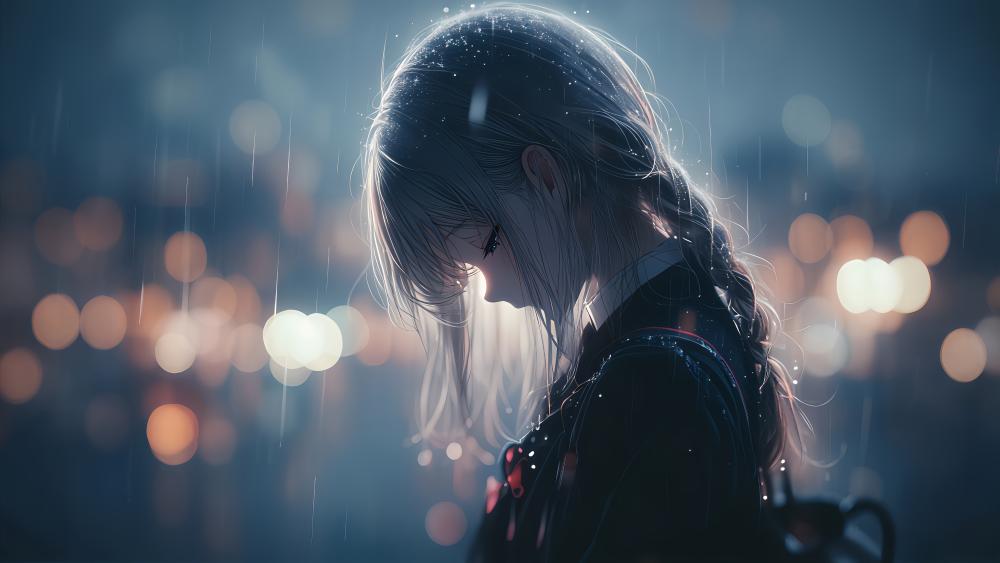 Silent Rain and Silver Tears wallpaper