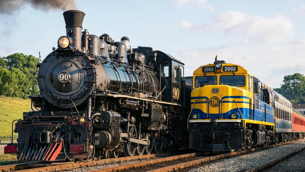 Rolling Trains wallpaper