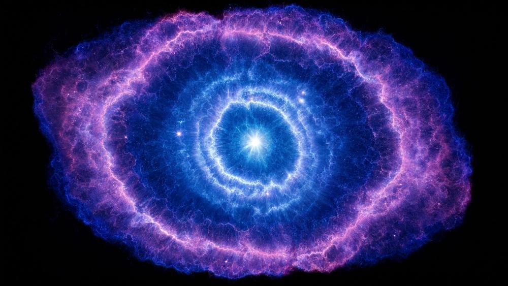 Cosmic Blue Hypergiant Halo wallpaper