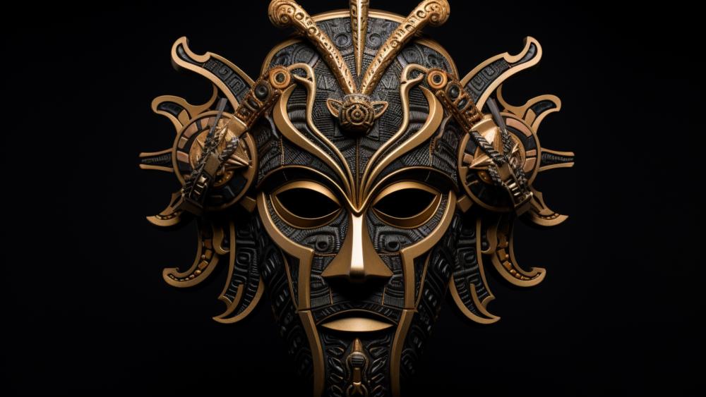 Ancient Shadow Masque of the Forgotten Realm wallpaper
