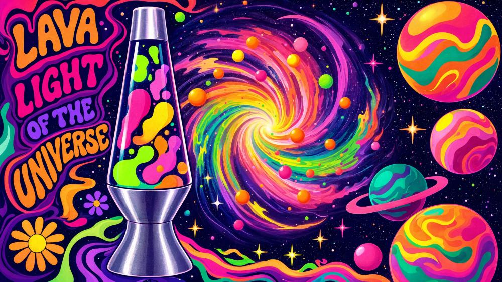 Cosmic Lava Lamp Dreams wallpaper