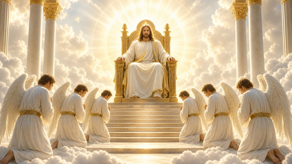 Celestial Throne of Divine Light wallpaper