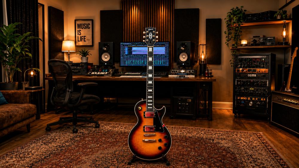 Guitar Home Studio wallpaper