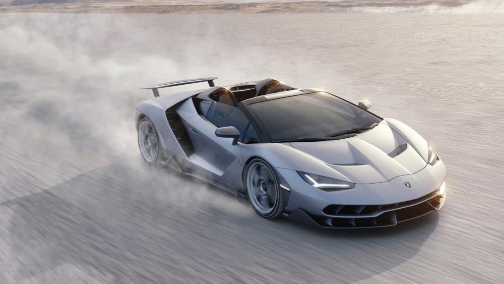 Lamborghini Centenario Roadster Drift wallpaper