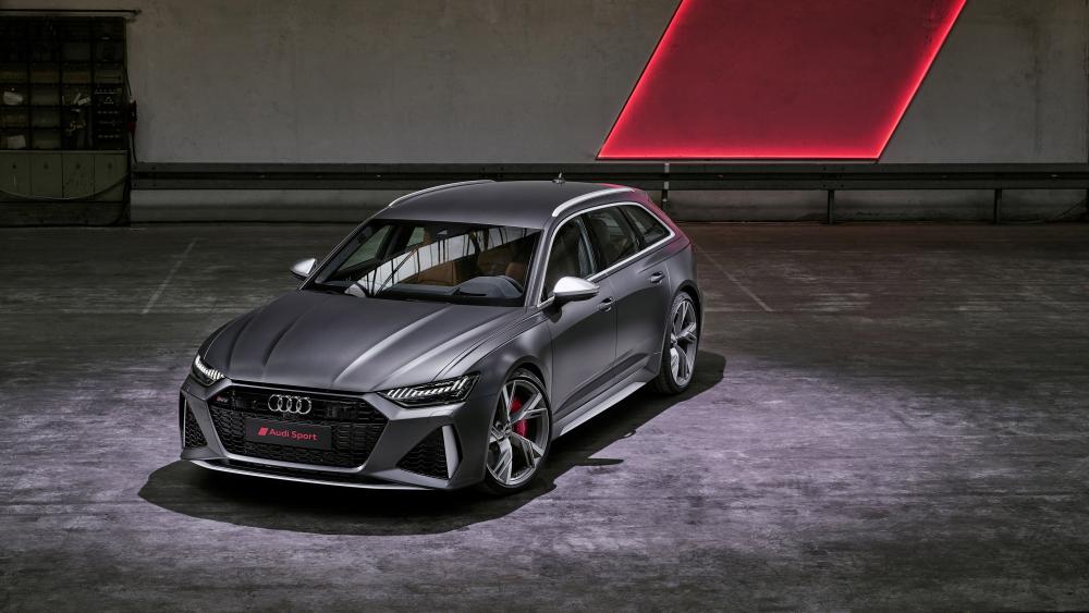 Audi RS6 Avant in Shadowed Performance Studio wallpaper